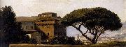 Pierre-Henri de Valenciennes View of the Convent of Ara Coeli with Pines oil painting on canvas
